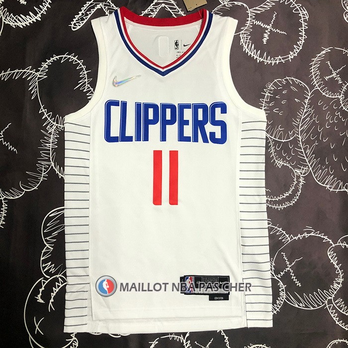 Maillot Los Angeles Clippers John Wall NO 11 Association 2020-21 Blanc